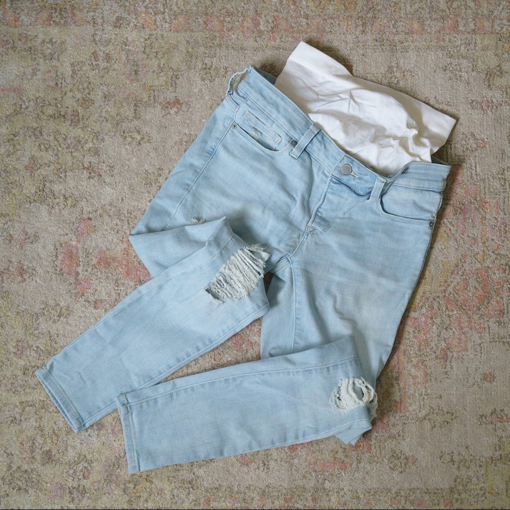 BLANQI Maternity Belly Support Skinny Jeans